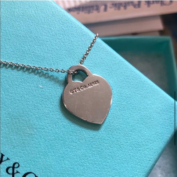 Auth Please Return to Tiffany & Co. Heart Necklace - Picture 7 of 10